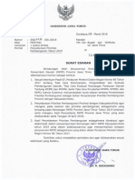 SE GUBERNUR Kepada Bupati & Walikota (Rancangan RKPD) PDF