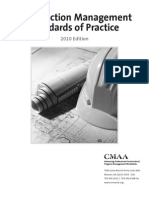 Construction Management Standards of Practice: 2010 Edition