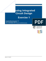 Analog Integrated Circuit Design