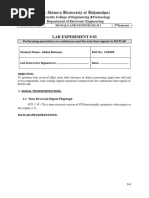 LAB-03 EE-311 Signal and Systems PDF