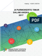 Kecamatan Purwokerto Timur Dalam Angka 2017