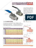 Emergency Release, Shutoff, Drain, and Flow Test Valve: Series COP351