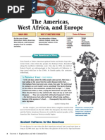 The Americas, West Africa, and Europe