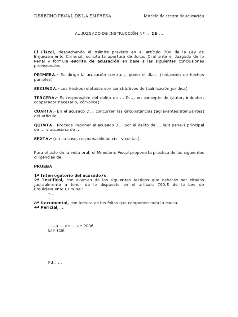 Escrito de acusación doc