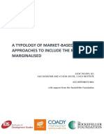 Typology Market Based Approaches
