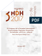 III Congreso de La Sociedad Internacional Humanidades Digitales Hispánicas: Sociedades, Políticas, Saberes