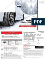 Get $40 Rebate on Kumho Tires this Winter