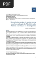 Novos instrumentos de gestão para a profissionalização da Administração Pública
