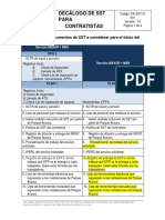 PA-SST-D-001 Decálogo de SST