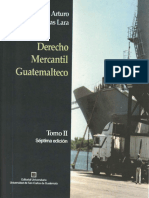 Libro de Derecho Mercantil Guatemalteco, René Villegas, Tomo II