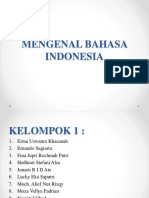 Mengenal Bahasa Indonesia