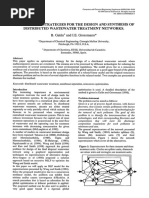 Optimization Strategies For The Design and Synthesis of Distributed Wastewater Treatment Networks. B. Galan+ and I.E. Grossmann