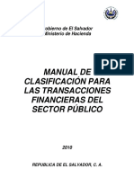 Manual de Clasificacin Para Las Transacciones Financieras Del Sector Pblico -30 -11 -10