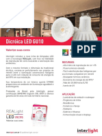 Dicroica Gu10 Mr16 Datasheet