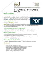 Guardianship Planning Brochure