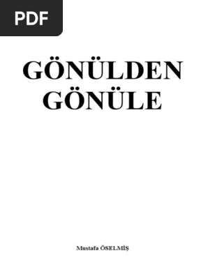 Gonulden Gonule Pdf