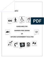 Guidelines For Barrier-Free Design of Government Facilities