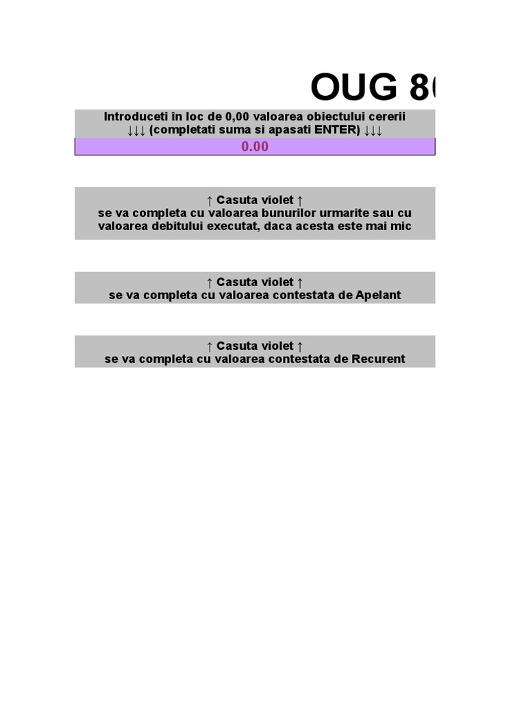 Calculator TaxÄƒ JudiciarÄƒ De Timbru Si CauÅ£iune