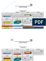 Calendario de Actividades Por Semestre