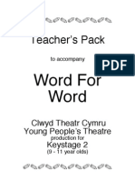 Word For Word Teacher's Pack