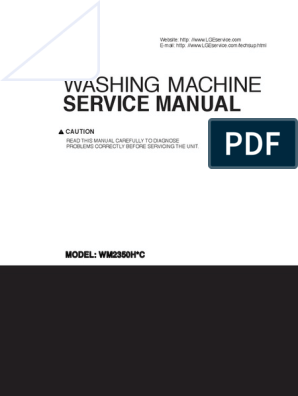 Electrolux W3400h Service Manual