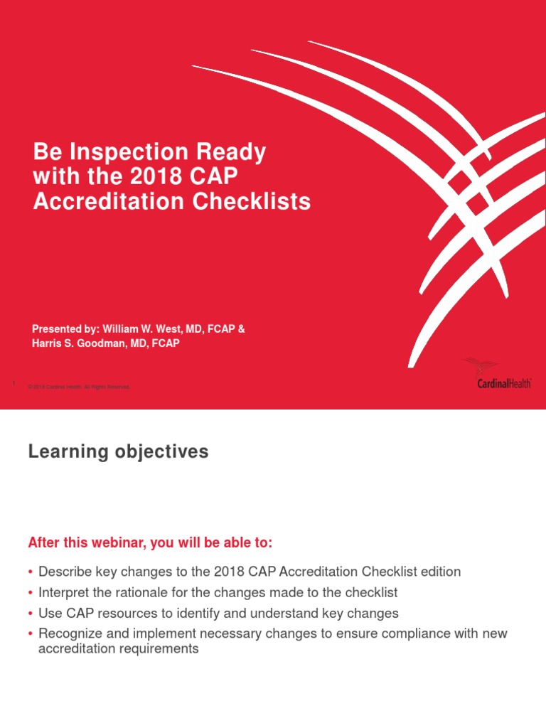CAP Checklist 110718 PDF Cytopathology Pathology