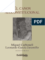 Carbonell, Miguel Et García Jaramillo, Leonardo. - El Canon Neoconstitucional.
