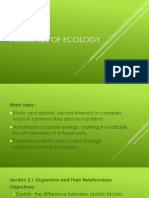Principles of Ecology - How Organisms Interact with Their Environment
