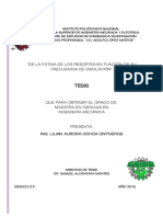 Tesis - Fatiga de Los Resortes en Función de Su Frecuencia de Oscilacion