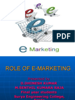 Role of E-Marketing