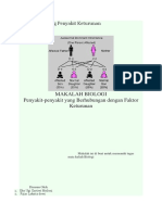 Makalah Tentang Penyakit Keturunan