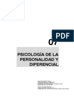 Psicología Personalidad y Diferencial PDF
