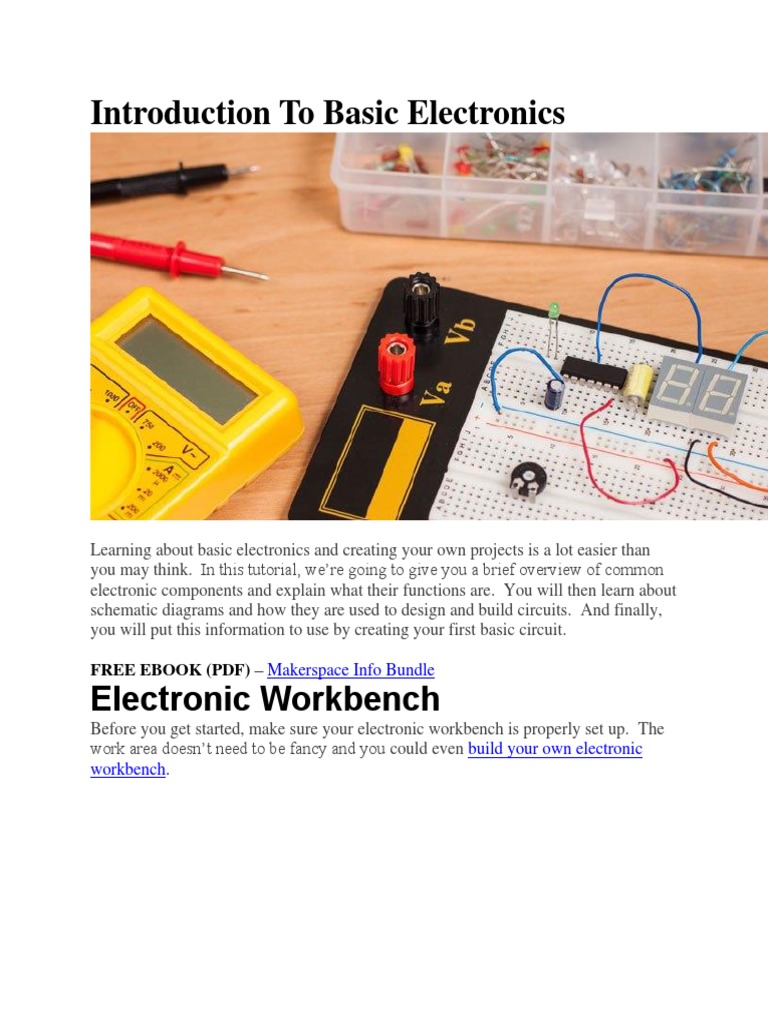 Introduction To Basic Electronics - Learn Electronics | PDF ...