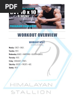 Weekly Gym Workout Plan | PDF