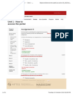 Unit 1 - How To Access The Portal: Assignment 0