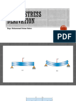 Derivation of Shear Stress