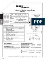 Cast Iron Inverted Bucket Steam Trap B Series-Technical Information