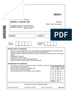 OCR Advanced GCE Physics A - 2826/01 - Unifying Concepts in Physics - January 2008