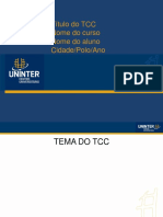 Template Padrão Slides TCC - Licenciatura e Bacharelado