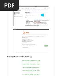 Office 365 Serial Key Plus Product Key