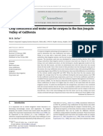 Crop Coefficients and Water Use For Cowpea in The San Joaquin Valley of California