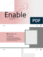 Enable Presentation Template