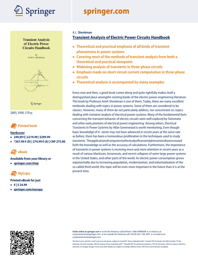 Transient Analysis of Power Circuits | PDF | Value Added Tax | Engineering