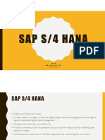 SAP S/4 HANA Digitise Finance Processes Increase Visibility Across Supply Chain