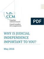 Why Is Judicial Independence Important To You