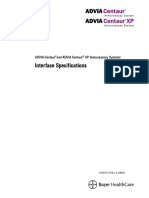 ADVIA Centaur®and ADVIA Centaur® XP Immunoassay Systems Interface Especifications