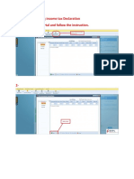 Instruction For Filling Income Tax Declaration 1-Open Your ESS Portal and Follow The Instruction