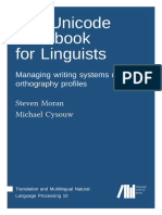The Unicode Cookbook For Linguists: Managing Writing Systems Using Orthography Profiles