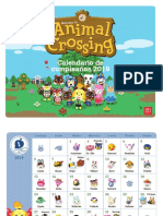 Animal Crossing Calendario de Cumpleanos 2019 ES