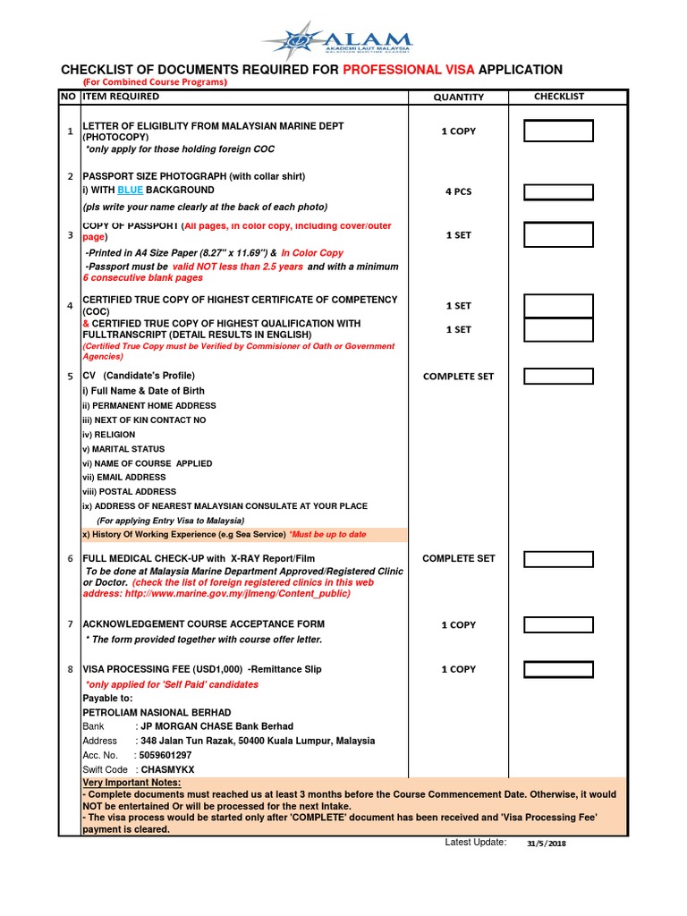 checklist-for-visa-application-post-sea-31-5-2018-pdf-travel-visa